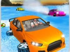 Water Surfer Car Floating Beach Drive Game